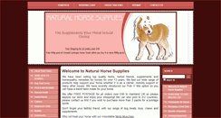 Desktop Screenshot of naturalhorsesupplies.co.uk