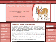 Tablet Screenshot of naturalhorsesupplies.co.uk